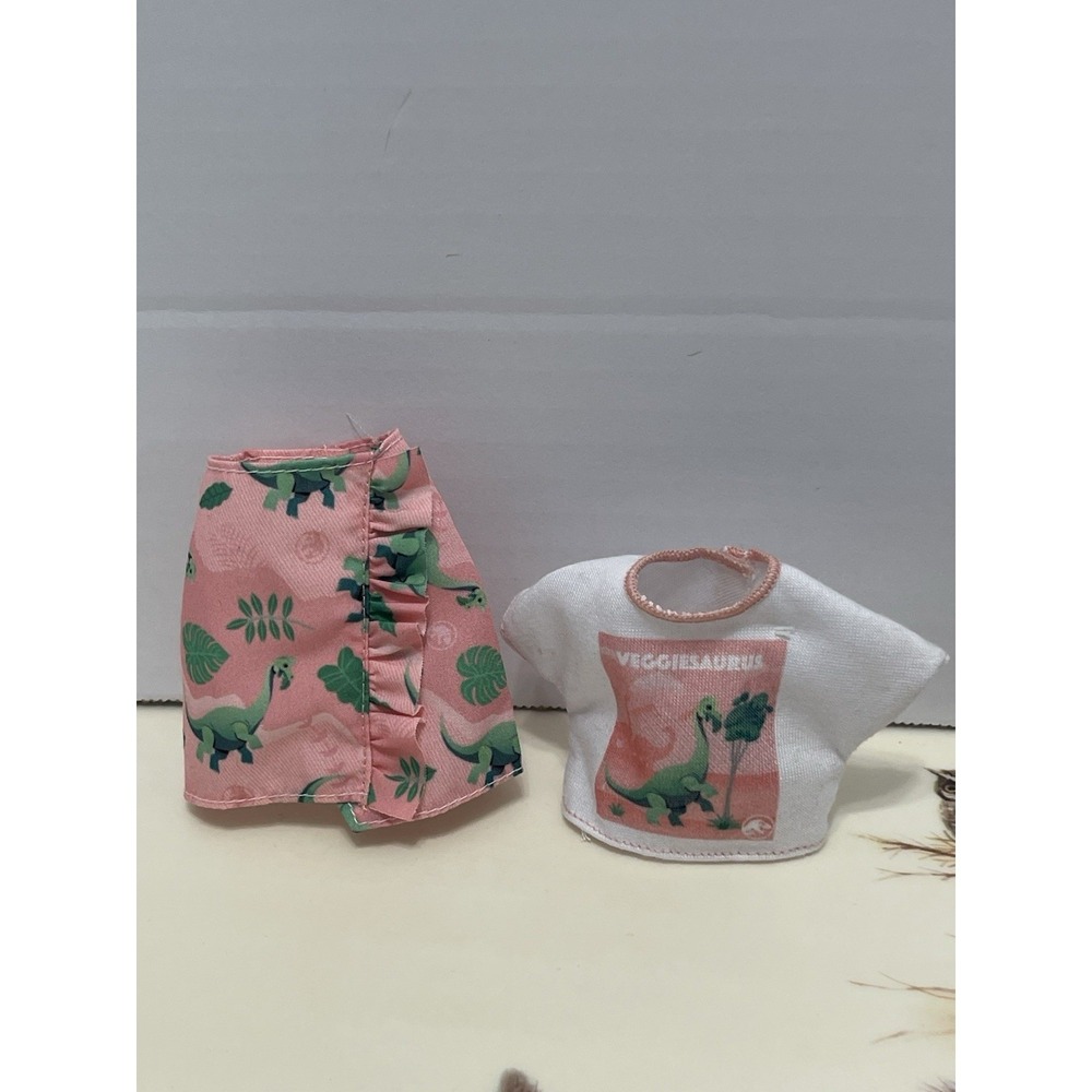 Barbie Doll Clothing 2021 Jurassic World Fashions Veggiesaurus 2-pc Skirt Set